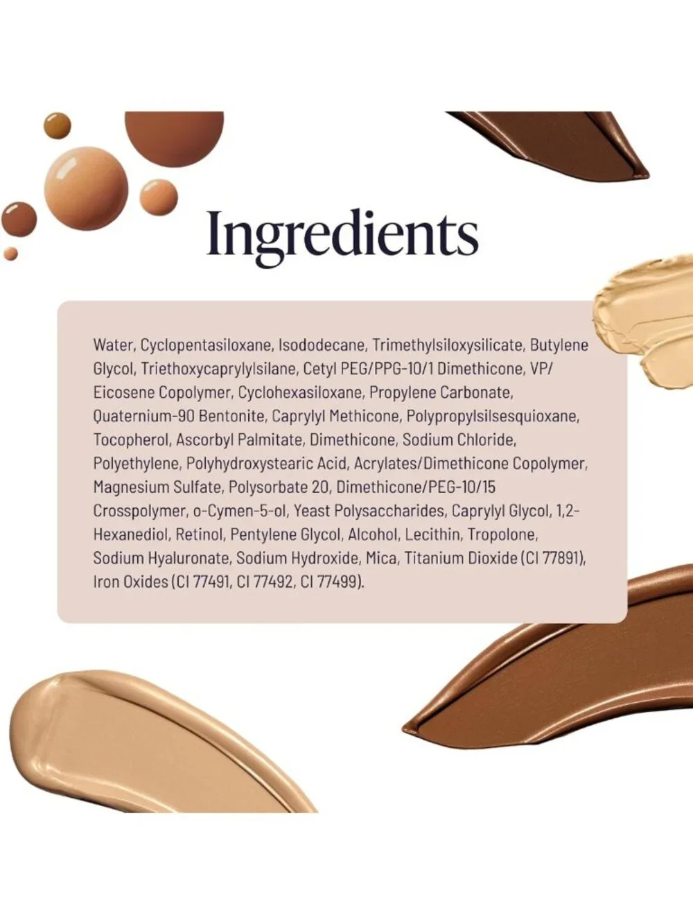 Waterproof Body Makeup & Brush - Leg Coverage, Tattoo Concealer, Golden Radiance